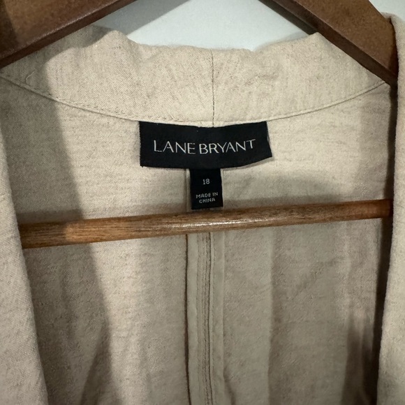 Lane Bryant - Tan Linen Blazer - Picture 4 of 8
